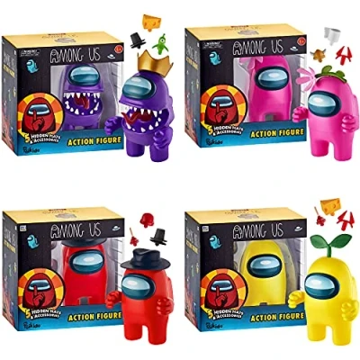 Image of Among Us AU6500 Figure, Multi Colour