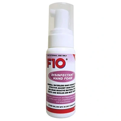 Image of F10 Hand Foam Waterless Sanitiser 50ml