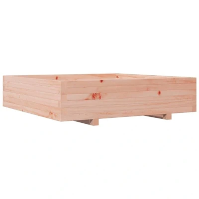 Image of vidaXL Garden Planter 100x100x26.5 cm Solid Wood Douglas