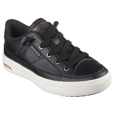Image of Skechers Women&#039;s Arch FIT Arcade ON My Way Sneaker, Black, 6 UK