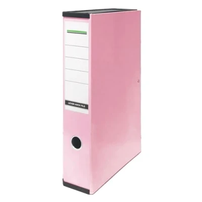Image of NOBEL Strong Premium Quality Pastel Box Files A4 Foolscap Size (Pastel Pink)