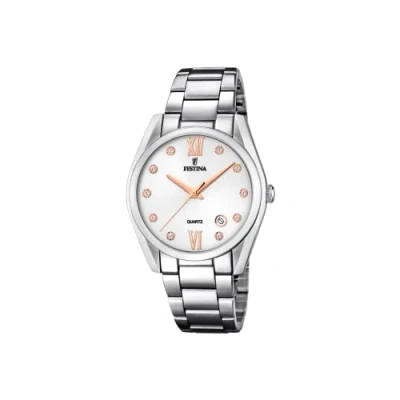 Image of Festina Womens Analogue Quartz Watch with Stainless Steel Strap F16790/A