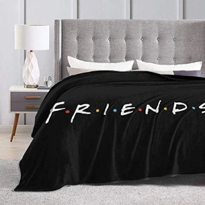 Image of ASKSWF Friends TV Show Throw Flannel Fleece Blanket Lightweight Super Soft Cozy Luxury Bed Microfiber 50&quot;x40&quot;
