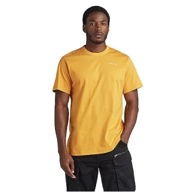 Image of G STAR RAW Men&#039;s Back 3301 Gr Loose R T Shirt, Dull Yellow, XS