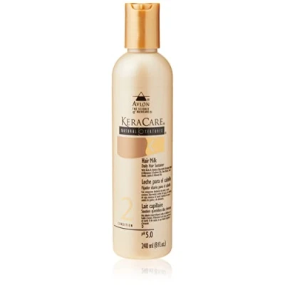 Image of Avlon Keracare Natural Textures Hair Milk Daily Sustainer, Condition 2, 240ml/8 fl. oz.