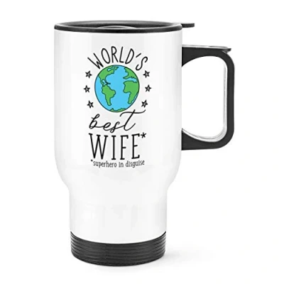 Image of World&#039;s Best Wife Travel Mug Cup with Handle