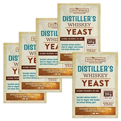 Image of 5X Still Spirits Distillers Whisky Yeast 20g for 25L 15% ABV