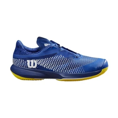 Image of Wilson Men&#039;s KAOS Swift 1.5 Clay Tennis Shoes, Bluing/Sulphur Spring/Blue Print, 11 UK
