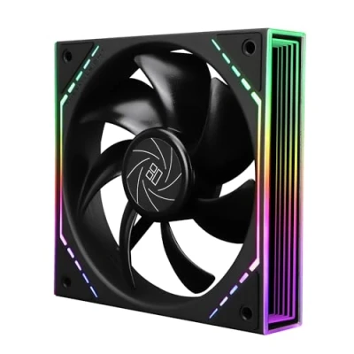 Image of Thermalright TL M12 Case Fan 120mm ARGB CPU Cooler Comes with Mirror Light Effect,PC PWM Silent 1500RPM Speed, Black Cooling Fan,Desktop