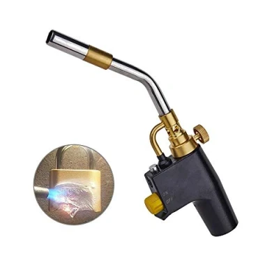 Image of Pant MAPP Propane Torch, Gas Torch Heavy Duty Plumbing Soldering Brazing Blow for Welding, Paint Removal, Cylinders Not Included