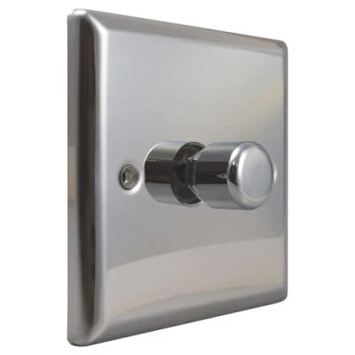 Image of Varilight LED Compatible Dimmer 1 x 400W Chrome