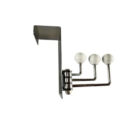 Image of ASPECT Over The Door Hooks Hanger with 3 Ceramic Rotating (White Balls)
