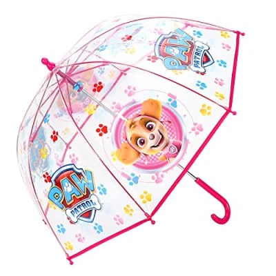 Image of Templar Paw Patrol Girl Dome Umbrella for Kids Childrens Boys Girls Brolly with Safety Opening