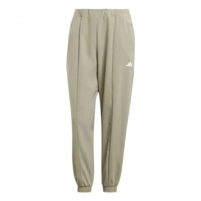 Image of adidas Performance Aeroready Train Essentials Minimal Branding Tracksuit bottoms, Women&#039;s, Size: XL, Silver pebble