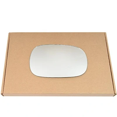 Image of Less4spares Wing Mirror Glass Right Compatible with Ford KA 1996 2008 STICK ON Driver Off Side Convex