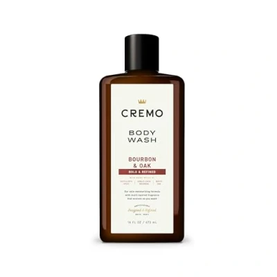 Image of Cremo Bourbon and Oak Body wash 473ml 16 fl oz