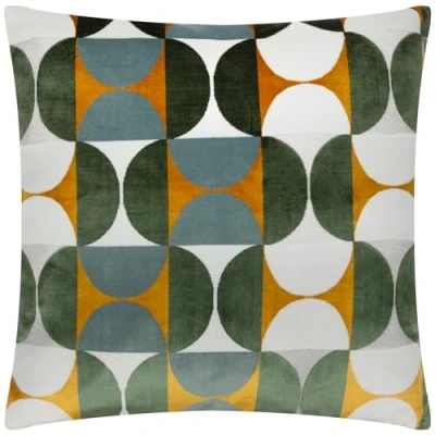 Image of Paoletti Bardot Cut Velvet Feather Filled Cushion
