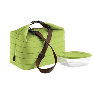 Image of Guzzini Snack Box, Thermoplastic Polyurethane, Apfelgrün, 30x 18 x 30 cm