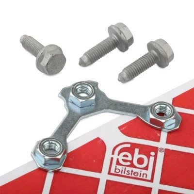 Image of 18769734, 18769734S1 Clamping Screw Set, support /steering link FEBI BILSTEIN 49043 SKODA: Fabia 1 Combi