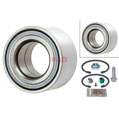 Image of 191498625, 6N0407625, 6N0407625WB Wheel bearing kit FAG 713 6101 80 Photo corresponds to scope of supply 66mm VOLKSWAGEN: GOLF 2, Jetta 2