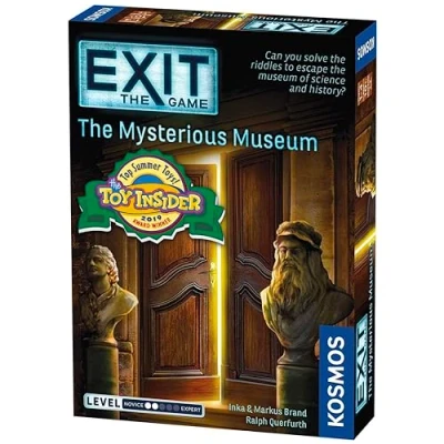 Image of Thames &amp; Kosmos EXIT: The Mysterious Museum, Escape Room Card Game, Family Games For Game Night, Board Adults and Kids, 1 to 4 Players, Ages 10+