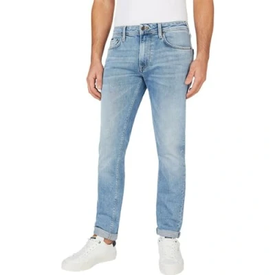 Image of Pepe Jeans Men&#039;s Stretch Tapered PM207390 Jeans, Blue (Denim MN5), 34W / 34L