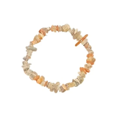 Image of VIE Gemstone Chip Stretch Bracelet (Multi Moonstone)