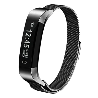 Image of AQUARIUS AQ115 Fitness Tracker With Metal Mesh Strap APP support (Space Grey)