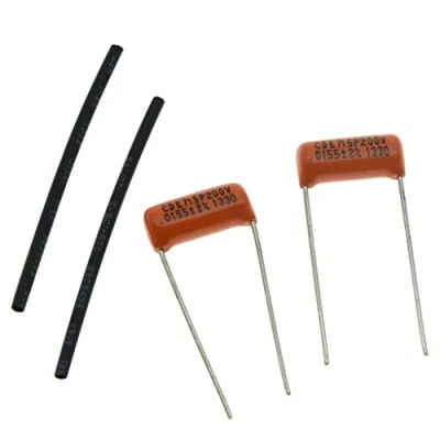 Image of 2pcs Sprague Guitar Bass 715P Orange Drop Capacitor Caps .015uF 200v Tone Cap Capacitors