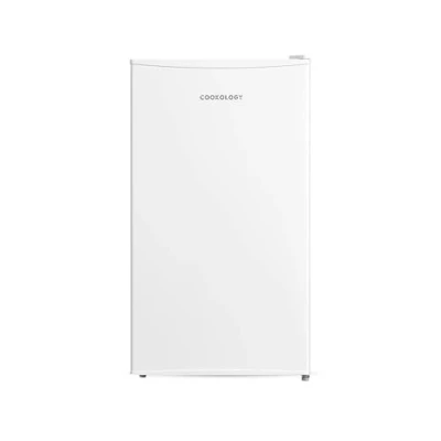 Image of Cookology UCFR88WH Undercounter Freestanding Fridge 88 Litre Capacity, Features an Adjustable Temperature Control and Legs Reversible Door In White