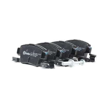 Image of 1605356, 93189823 brake pad set BREMBO P 59 057 excl. wear warning contact with caliper screws accessories VAUXHALL: Corsa Mk3