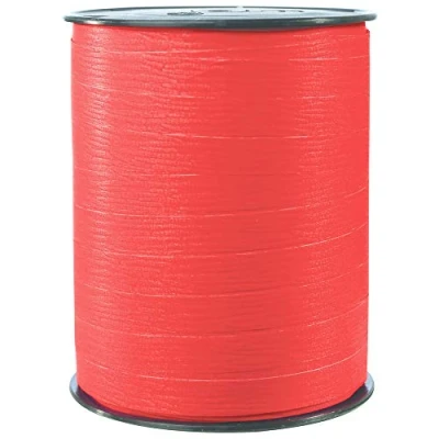 Image of Clairefontaine Ref 601506C Matt Counter Ribbon Roll (Single Reel) 10mm x 250m Length Roll, 11.1 8.4cm Spool Suitable for Gift Wrapping &amp; Crafting Red