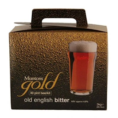 Image of Muntons Gold Old English Bitter Kit Makes 40 Pints Home Brew Beer
