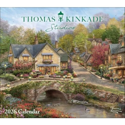 Image of Kinkade, Studios Deluxe Calendar 2026