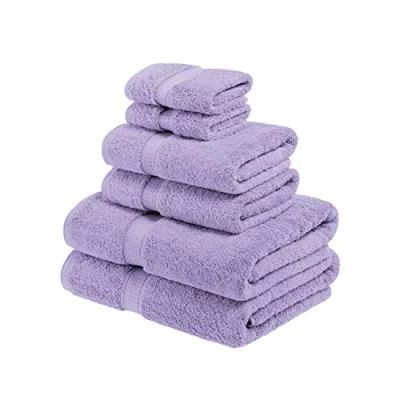 Image of Home City, 100% Cotton, Towel Set, Purple
