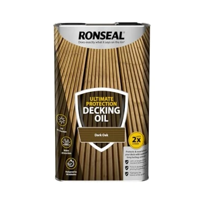 Image of Ronseal Ultimate Protection Decking Oil Dark Oak 5L