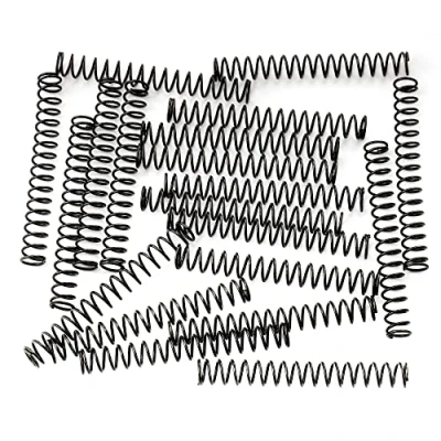 Image of Musiclily Pro 4.5X35mm Steel Springs for Electric Bass Bridge Saddle, Black (Set of 20)