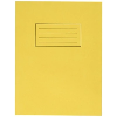 Image of Silvine Exercise Book Ruled and Margin 80 Pages 229x178mm yellow (pack of 2)