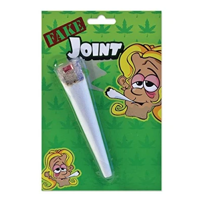 Image of Bristol Novelty GJ421 Fake Joint White Pack of 1 Practical Joke Set, Unisex Adult, One Size