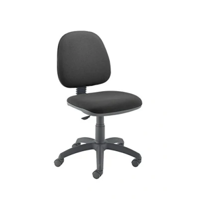 Image of Office Hippo Mid Back Desk Chair, Ergonomic Chair For Home &amp; With Height Adjustable Seat Lumbar Support Extra Comfort, Computer Daily Use Charcoal