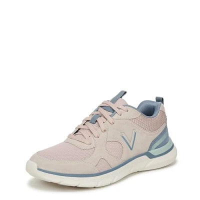 Image of Vionic Women&#039;s Walk Parkside Trainers with Arch Support Pink UK 8 Medium Fit