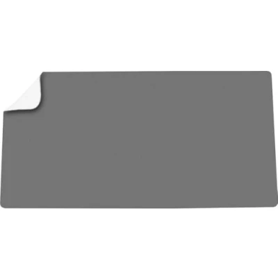Image of Deflecto Reversible Double Sided Faux Leather Desk Pad Protector,Mouse Pad,Office Mat,Non Slip,Waterproof Writing (80cm x 40cm, Grey/White)