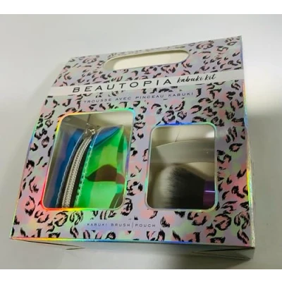 Image of BEAUTOPIA KABUKI KIT SET 2PC (KABUKI BRUSH &amp; POUCH)