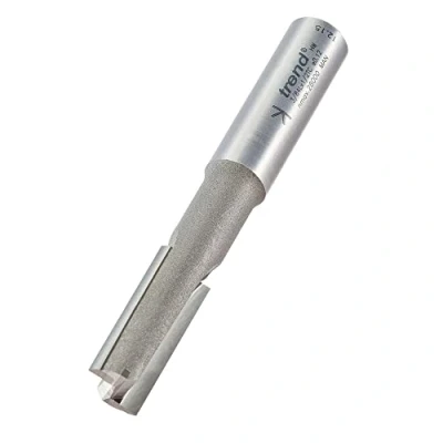 Image of Trend Professional Two Flute Pocket Cutter, 12.7mm Diameter, 1/2 Inch Shank, 22mm Cut Length, Tungsten Carbide Tipped, 3/84LX1/2TC