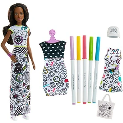 Image of Barbie Crayola Colour In Fashion Doll &amp; Fashions