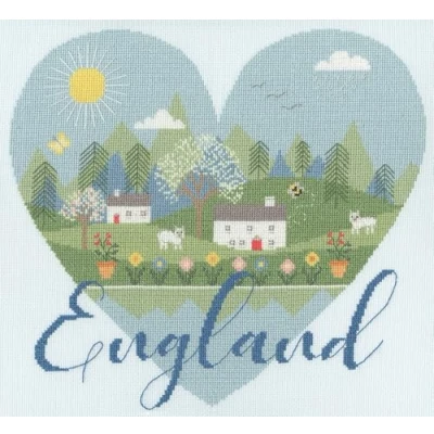 Image of Bothy Threads Counted Cross Stitch Kit Heart of England