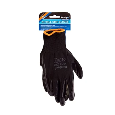 Image of Blue Spot Tools 23012 Nitrile Grip Gloves (XL)