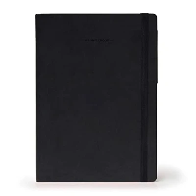 Image of Links mynot00 Notebook, 17 x 24 cm Black