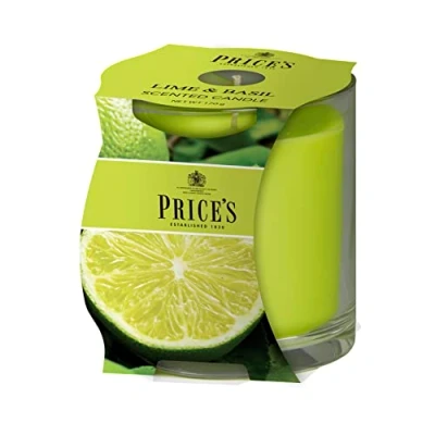 Image of Prices Fragrance Collection Lime / Basil Cluster Jar Candle