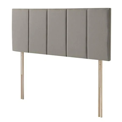 Image of Silentnight Brescia Upholstered Headboard, Sandstone Fabric, Super King